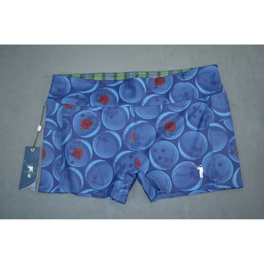 William Murray Womens XL Underall Shorts Golf Tennis Pickleball Rose‎ Bowl Print